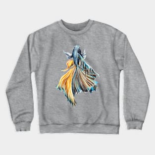 Siamese fighting fish Crewneck Sweatshirt